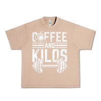 Burro Coffee And Kilos Weightlifting Gift Urban Heavy Tee - ArtChic