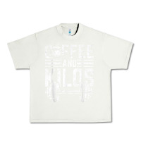 Pistachio Coffee And Kilos Weightlifting Gift Urban Heavy Tee - ArtChic
