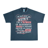 Midnight Navy Aunt I m A Big Cup Of Wonderful Funny Aunt Gift Tee Urban Heavy Tee - trangStudio