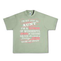 Oil Green Aunt I m A Big Cup Of Wonderful Funny Aunt Gift Tee Urban Heavy Tee - trangStudio