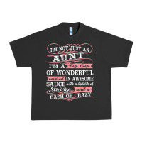 Pigment Black Aunt I m A Big Cup Of Wonderful Funny Aunt Gift Tee Urban Heavy Tee - trangStudio