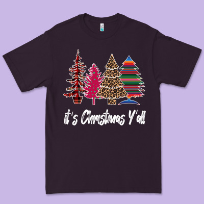 Merry Christmas Pine Tree Premium Tee Designed By Bettercallsaul