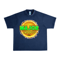 Navy MAJOR JACKPOT Design - Pokie Designs Urban Heavy Tee - ArtChic