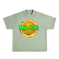 Oil Green MAJOR JACKPOT Design - Pokie Designs Urban Heavy Tee - ArtChic