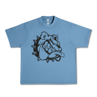 Pebble Blue english bulldog Urban Heavy Tee - ArtChic