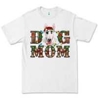 White Christmas Dog Mom Bull Terrier Premium Tee - RanaPortraitStore