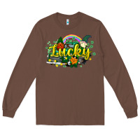 Chestnut lucky gnomes truck St. Patrick's Long Sleeve Tee - HowdyJamesFarm