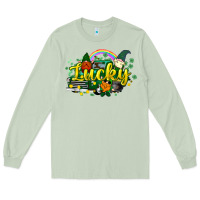 Matcha lucky gnomes truck St. Patrick's Long Sleeve Tee - HowdyJamesFarm