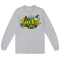 Moon Dust lucky gnomes truck St. Patrick's Long Sleeve Tee - HowdyJamesFarm