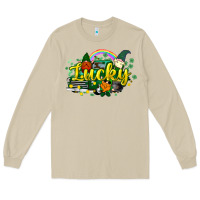 Mushroom lucky gnomes truck St. Patrick's Long Sleeve Tee - HowdyJamesFarm