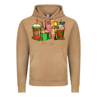 Christmas Movie Coffee Cups Vintage Hoodie | Teevron