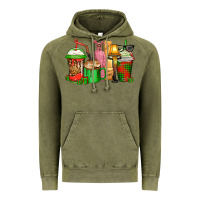 Vintage Olive christmas movie coffee cups Vintage Hoodie - CowGirlArtShop