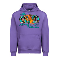 Tulip with god all things are possible. cross Urban Hoodie - AdoDesignShop