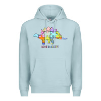 Blue Mist Titi Pretty Art Love And Accept Premium Hoodie - CowhideDigitalArt
