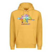 Mustard Titi Pretty Art Love And Accept Premium Hoodie - CowhideDigitalArt
