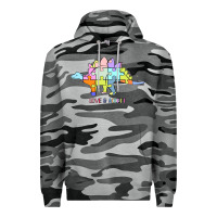 Slate Camo Titi Pretty Art Love And Accept Premium Hoodie - CowhideDigitalArt