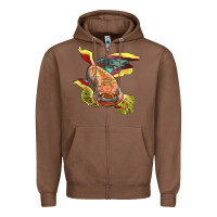 Chestnut Killifish Zipper Hoodie - LillyAllenDesigns