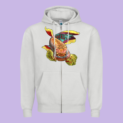 Killifish Zipper Hoodie Designed By Lillyallendesigns