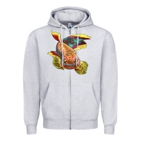 Heather Grey Killifish Zipper Hoodie - LillyAllenDesigns