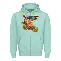 Seafoam Killifish Zipper Hoodie - LillyAllenDesigns