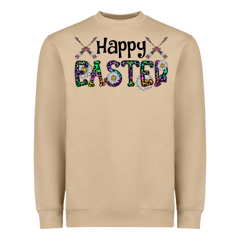 Happy Easter Heavyweight Sweatshirt by CowhideDigitalArt | Teevron