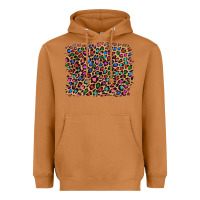 Meerkat leopard with multiple color glitters Heavyweight Hoodie - Artiststas