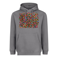 Storm leopard with multiple color glitters Heavyweight Hoodie - Artiststas