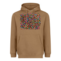 Toasted Coconut leopard with multiple color glitters Heavyweight Hoodie - Artiststas