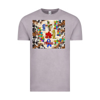 Faith Puzzle Ribbon Tumbler Vintage Tee | Teevron