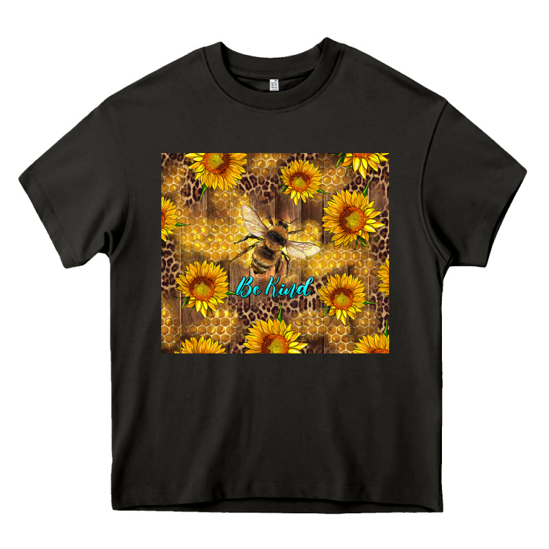 Be Kind Bee And Sunflowers Heavy Core Tee by Artiststas | Teevron
