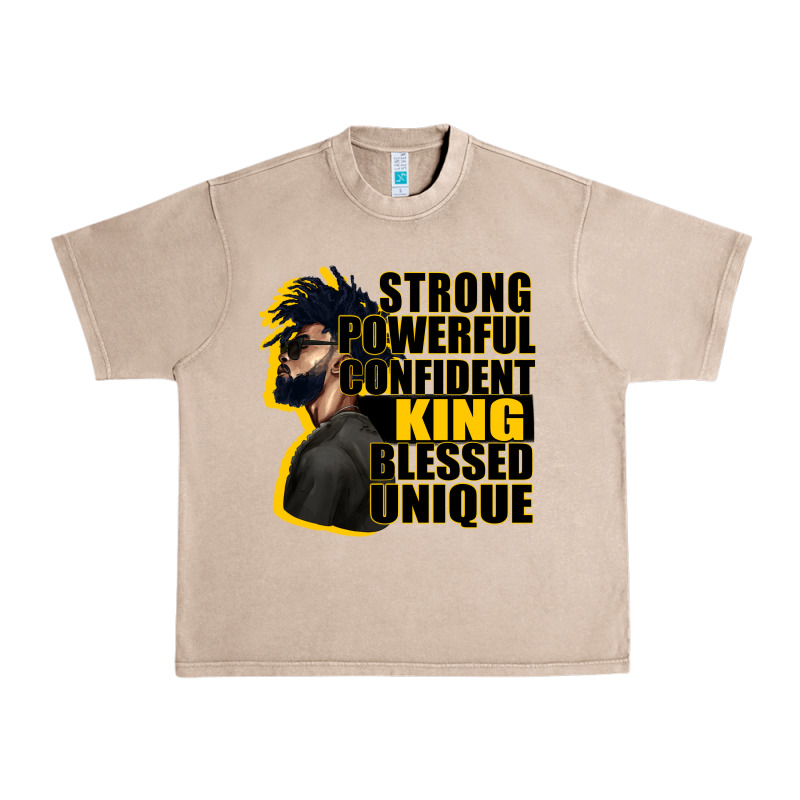 Strong Powerful Confident King Blessed Unique Urban Heavy Tee by CowGirlArtShop | Teevron