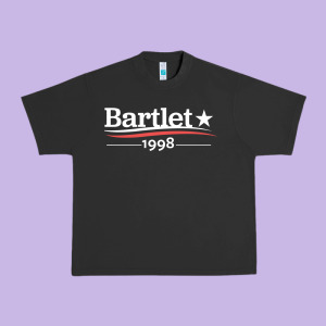 West Wing President Bartlet Urban Heavy Tee Designed By Studioelite