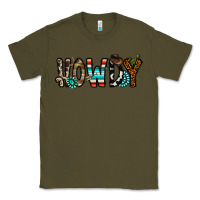 Army Green howdy Classic Tee - CowhideDigitalArt
