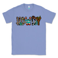 Colony Blue howdy Classic Tee - CowhideDigitalArt