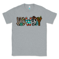 Heather Grey howdy Classic Tee - CowhideDigitalArt