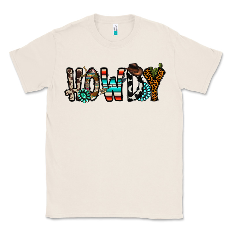 Howdy Classic Tee by CowhideDigitalArt | Teevron