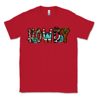 Red howdy Classic Tee - CowhideDigitalArt