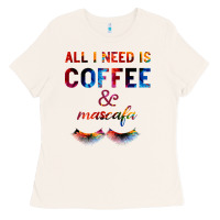 Bone All I Need Is Coffee And Mascara Ladies Tee - Bettercallsaul