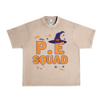 French Oak pe squad witch halloween pe teacher matching Urban Heavy Tee - trangStudio