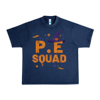 Navy pe squad witch halloween pe teacher matching Urban Heavy Tee - trangStudio