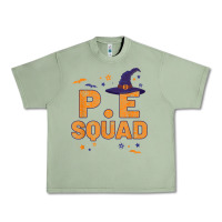 Oil Green pe squad witch halloween pe teacher matching Urban Heavy Tee - trangStudio