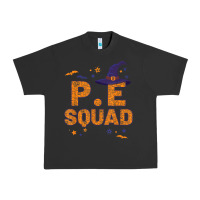 Pe Squad Witch Halloween Pe Teacher Matching Urban Heavy Tee | Teevron