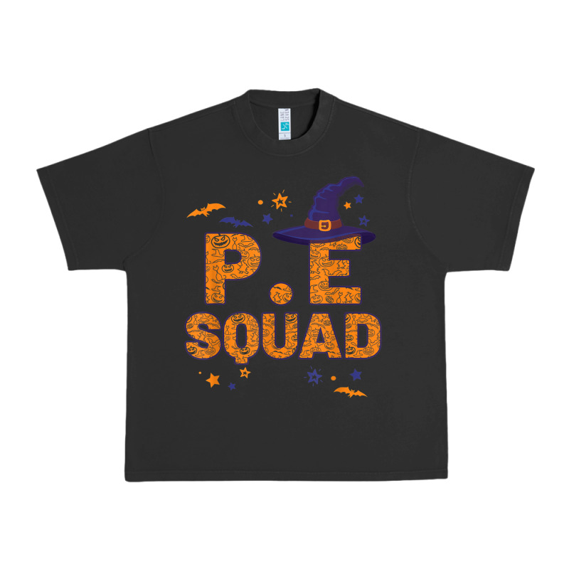 Pe Squad Witch Halloween Pe Teacher Matching Urban Heavy Tee by trangStudio | Teevron