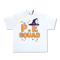 White pe squad witch halloween pe teacher matching Urban Heavy Tee - trangStudio