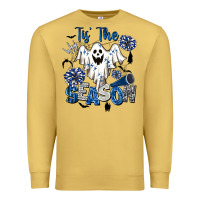 Antique Gold Tis' The Season Cheer Ghost Premium Sweatshirt - BarkalooDesign