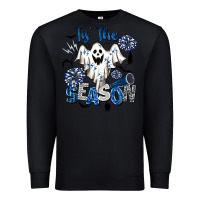 Black Tis' The Season Cheer Ghost Premium Sweatshirt - BarkalooDesign