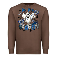 Chestnut Tis' The Season Cheer Ghost Premium Sweatshirt - BarkalooDesign