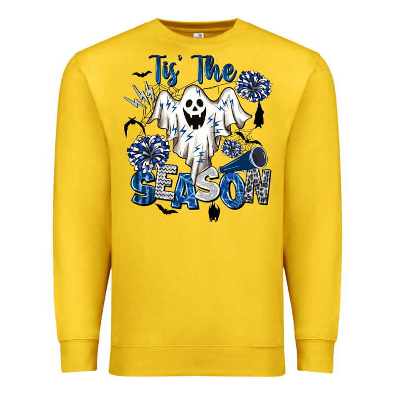 Tis' The Season Cheer Ghost Premium Sweatshirt by BarkalooDesign | Teevron