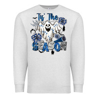 Oatmeal Heather Tis' The Season Cheer Ghost Premium Sweatshirt - BarkalooDesign