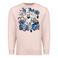 Pale Pink Tis' The Season Cheer Ghost Premium Sweatshirt - BarkalooDesign